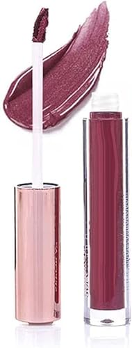 Matte Metallic Lip Gloss Long Lasting Waterproof Diamond Shimmer Liquid Lipstick - Metallic StarkPigmentiert Not Stick Diamant Shimmer Liquid Lipstick - glitzer lipgloss (#6 Blackberry) von Bamideo