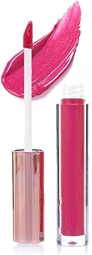 Matte Metallic Lip Gloss Long Lasting Waterproof Diamond Shimmer Liquid Lipstick - Metallic StarkPigmentiert Not Stick Diamant Shimmer Liquid Lipstick - glitzer lipgloss (#7 Rose) von Bamideo