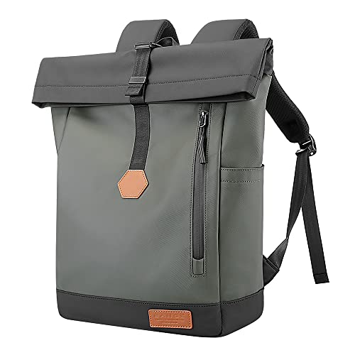 BANGE Große Kapazität Casual Rucksack Laptop Rucksack Quadratische Reiten Wasserdichte Männer Rucksack grün von BANGE