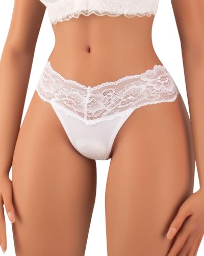 Banamic Damen Unterhosen Lace Underwear Seamless Thongs Panties Dessous von Banamic