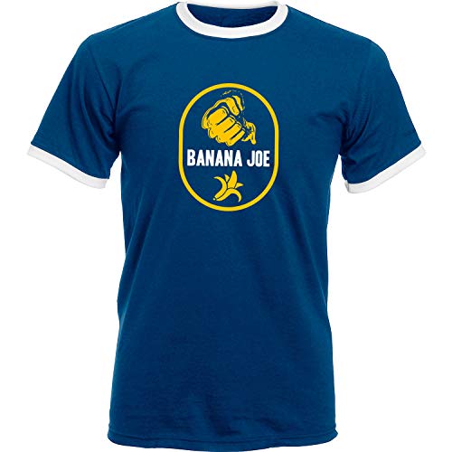 Banana Joe Original Premium Soccer Kontrast Shirt #1 Navyblau/Weiss L Slim von Banana Joe