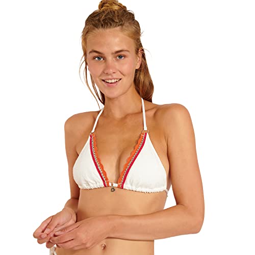 BANANA MOON Damen Rico Maxidaisy Bikini, Elfenbein, 38 von Banana Moon