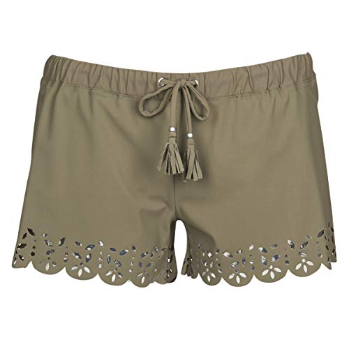 Banana Moon Damen Badeshorts Meow Huawei, Vert (Kaki Sensitive), Gr. S von Banana Moon