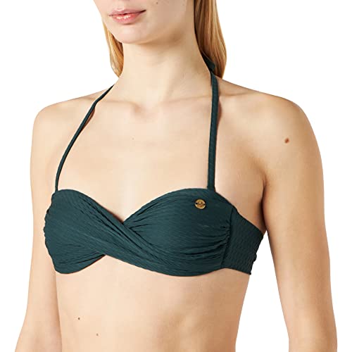 Banana Moon Damen Boro Bikini-Oberteil, Grün (Bouteille Romeo Jai77), B (Herstellergröße: Large) von Banana Moon