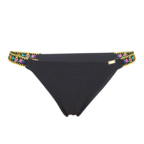 Banana Moon Damen Cuxa Quintana Bikinihose, Schwarz (Noir Blac/Sensta/May/Bye Lse01), 135 (Herstellergröße: L42) von Banana Moon