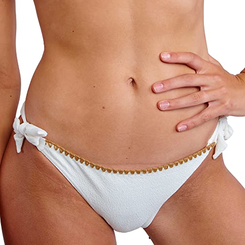 BANANA MOON Damen Dimka Santafe Bikini-Unterteile, Elfenbein, 34 von Banana Moon