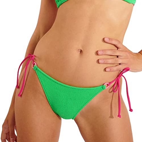 Banana Moon Damen Lenka Scrunchym Bikini-Unterteile, grün, 36 von Banana Moon