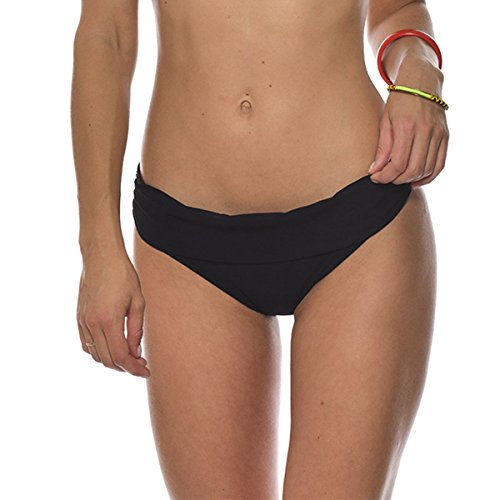 Banana Moon Damen Praxa Bikinihose, Schwarz (Noir Black/Sensta/May/Bye Lse01), 40 (42) von Banana Moon