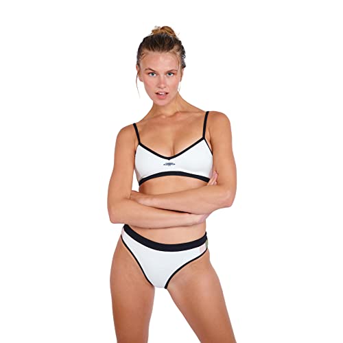 BANANA MOON Damen Salsa Player 11F97 Bikini-Unterteile, Ecru/Khaki, 34 von Banana Moon