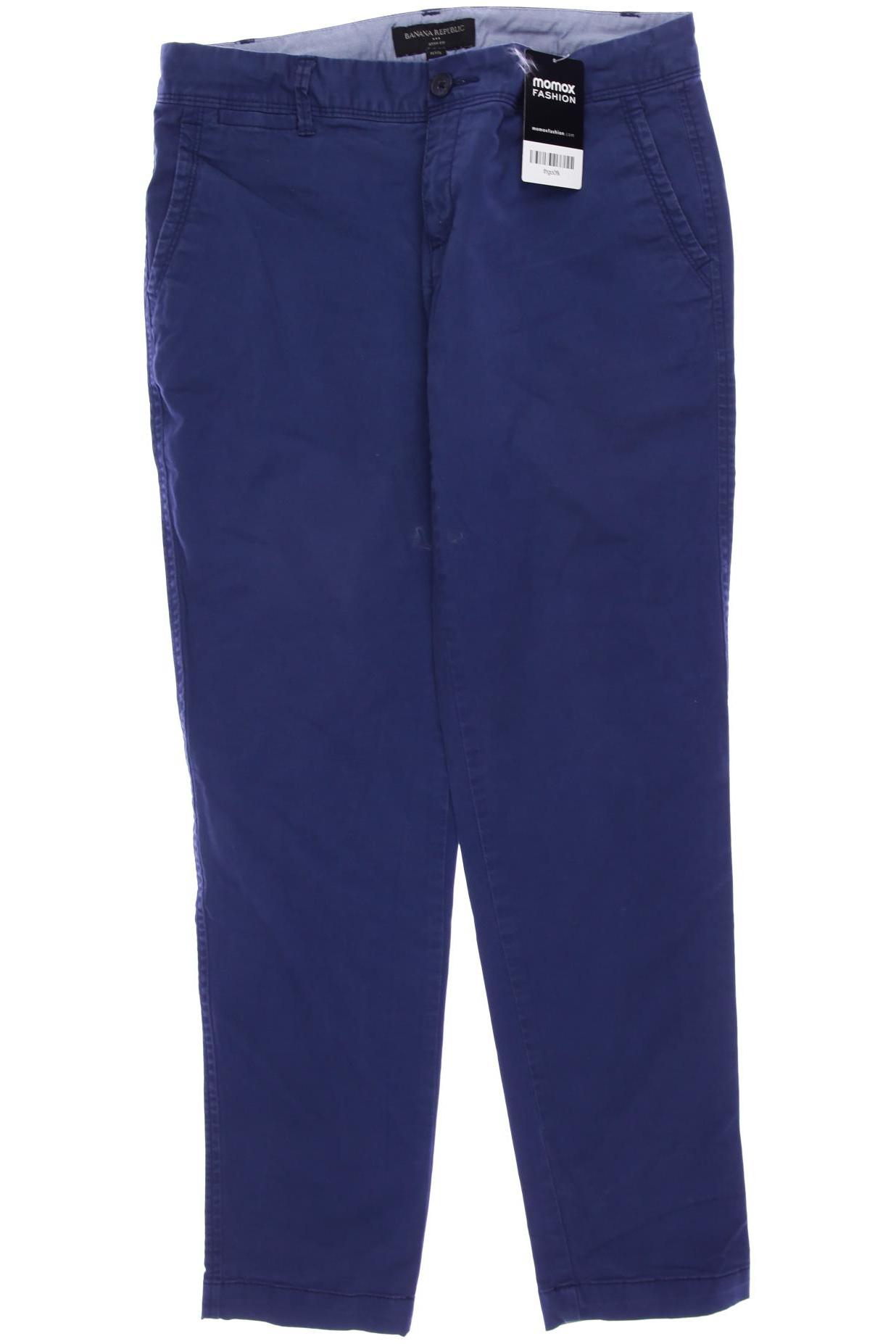 Banana Republic Damen Stoffhose, blau von Banana Republic