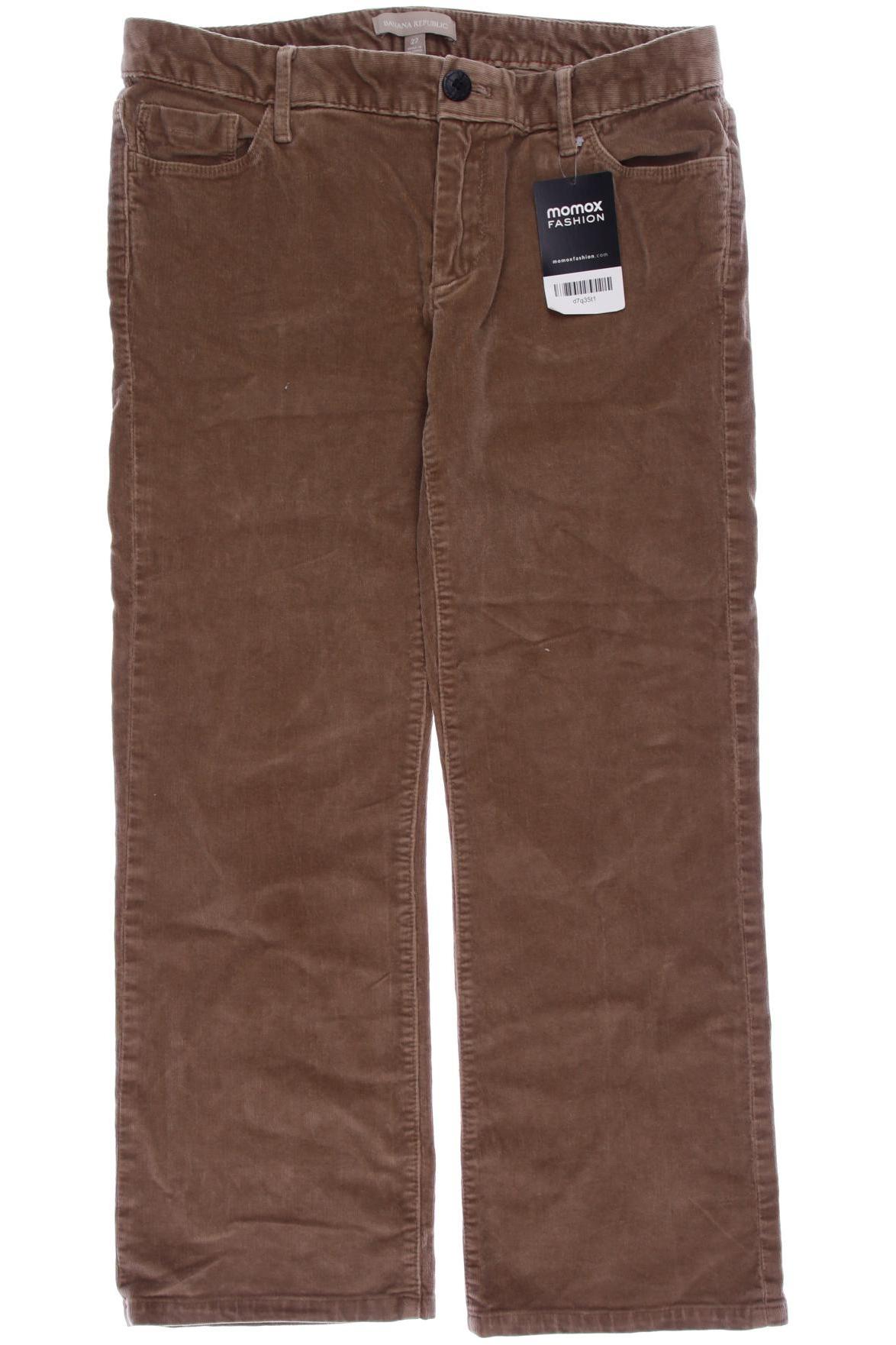 Banana Republic Damen Stoffhose, braun, Gr. 38 von Banana Republic