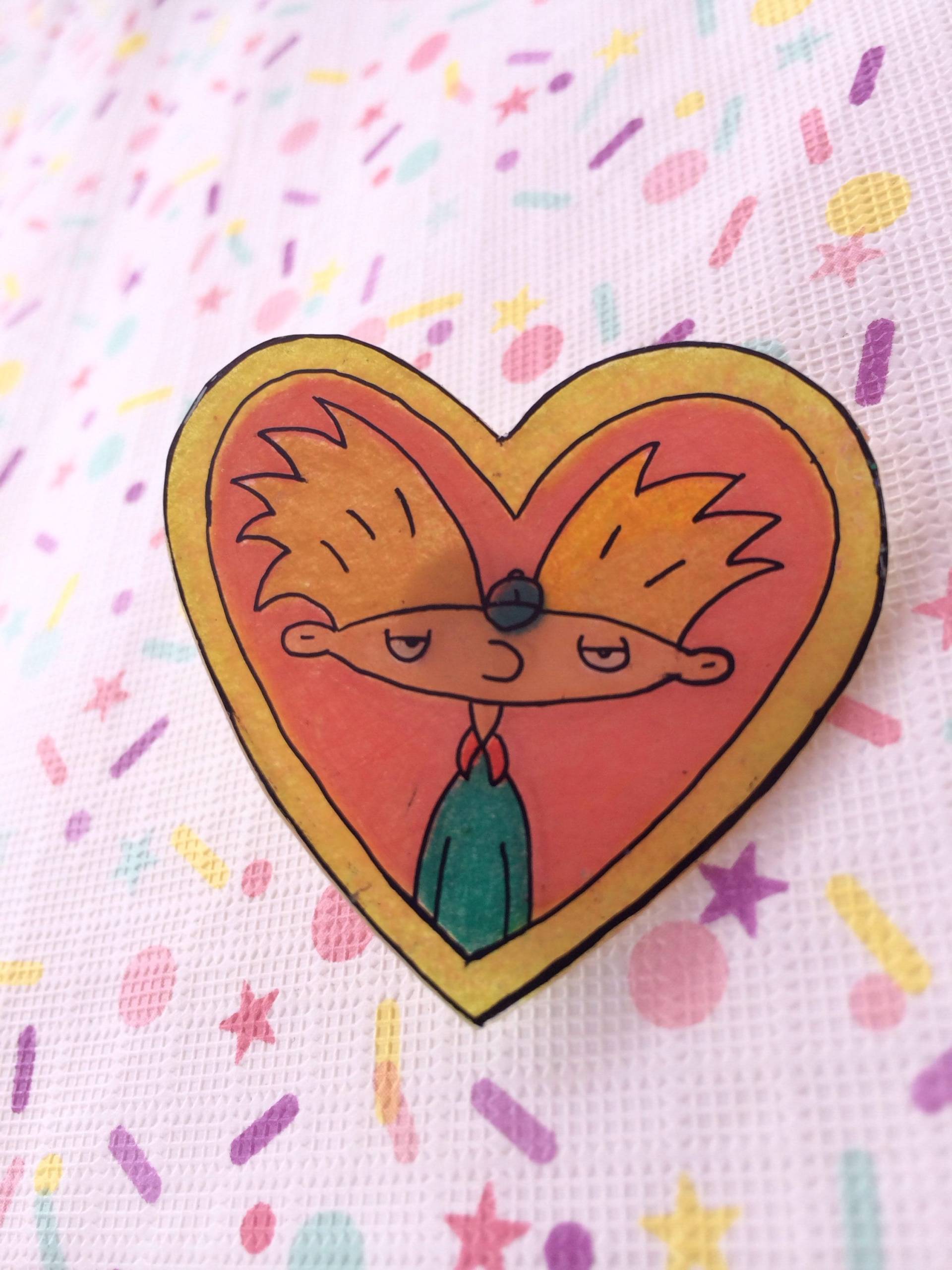 Hey Arnold Herz Medaillon Pin Hey Arnold Herz Medaillon Pin von BananaAndBear
