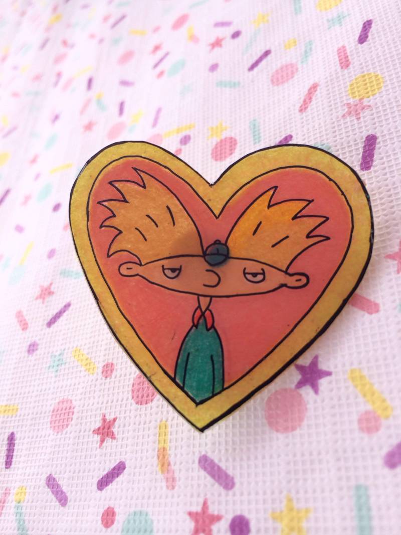 Hey Arnold Herz Medaillon Pin von BananaAndBear