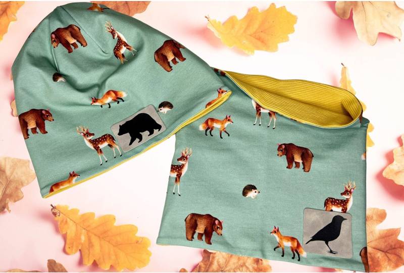 Beanie-Mütze Und/Oder Loop-Schal, Mit Oder Ohne Label, Personalisierbar Beanie-Mütze Und/Oder Loop-Schal, Mit Oder Ohne Label, Personalisierbar von BananaDreamplace