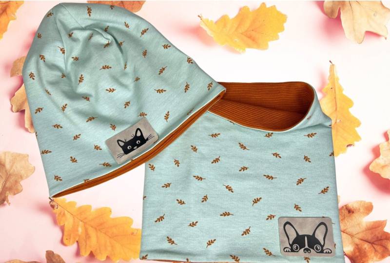 Beanie-Mütze Und/Oder Loop-Schal, Mit Oder Ohne Label, Personalisierbar Beanie-Mütze Und/Oder Loop-Schal, Mit Oder Ohne Label, Personalisierbar von BananaDreamplace