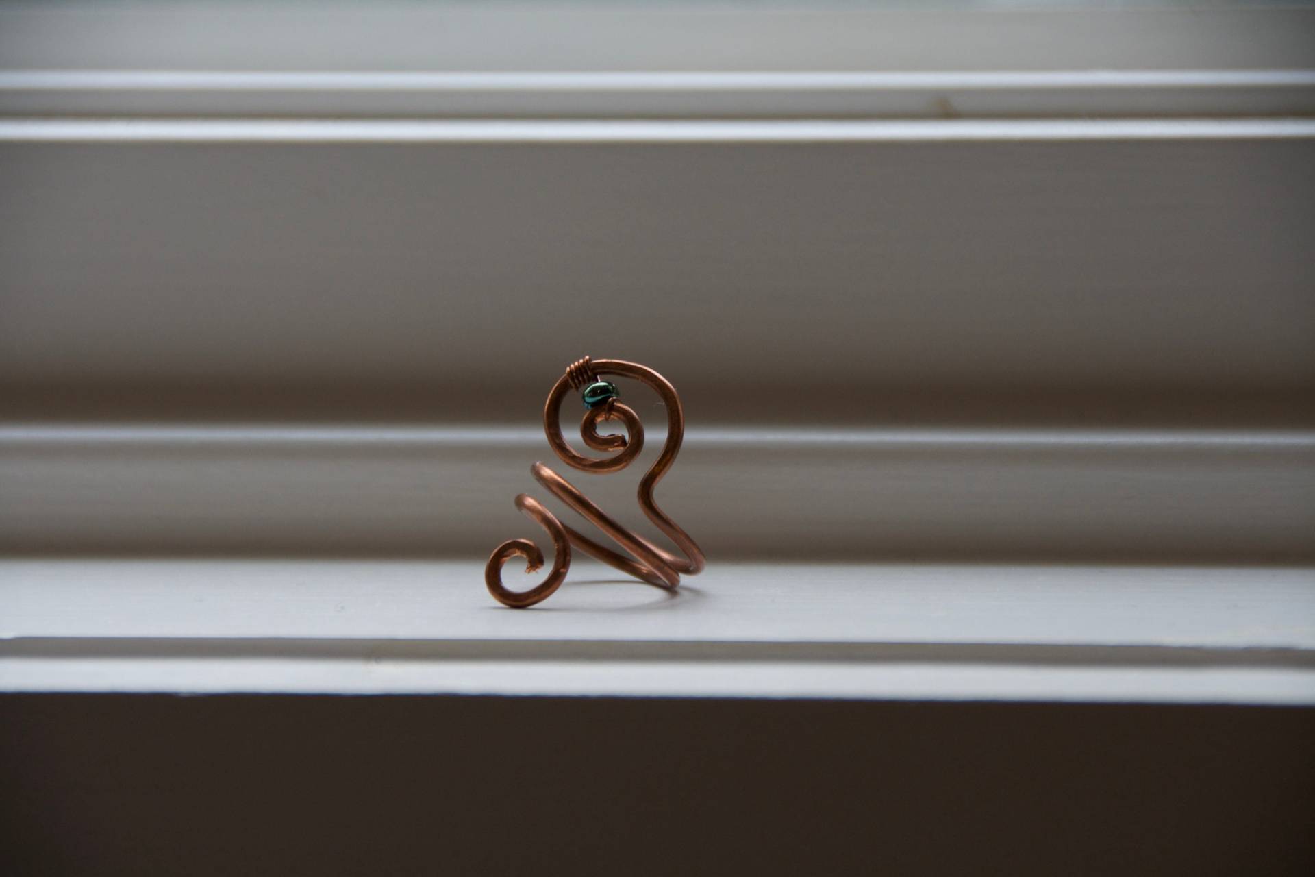Kupferdraht Ring Mit Wirbel Kupferdraht Ring Mit Wirbel von BananaHannahsCrafts