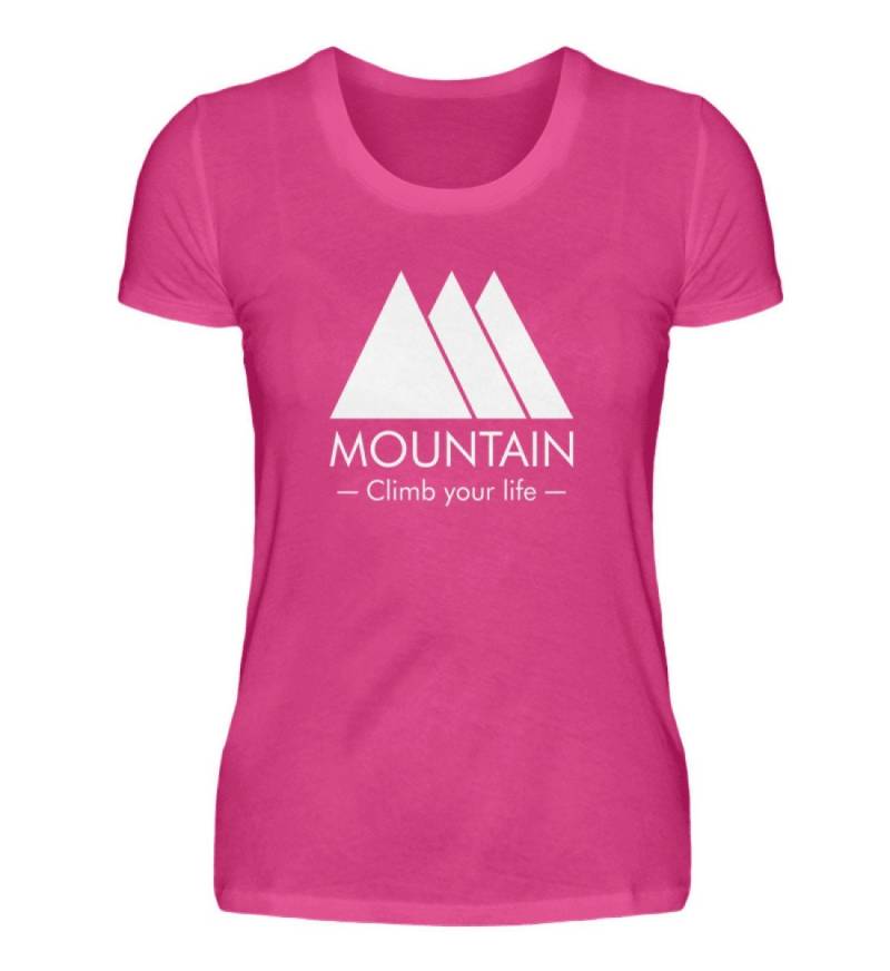 Climb Your Life - Damen T-Shirt Premiumshirt von Bananadesignz
