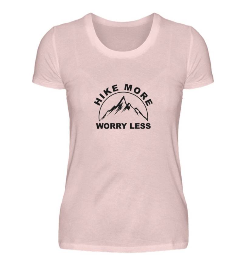 Hike More Worry Less - Damen T-Shirt Premiumshirt von Bananadesignz