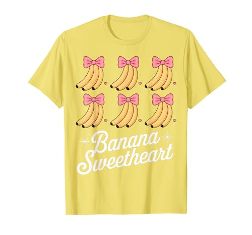 Banana Coquette Shirt Banana Sweetheart Grid Kleinkind Mädchen T-Shirt von Bananas Coquette For Men Girls Women Tee Pink Bows