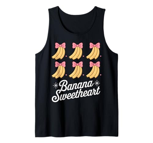 Banana Coquette Shirt Banana Sweetheart Grid Kleinkind Mädchen Tank Top von Bananas Coquette For Men Girls Women Tee Pink Bows