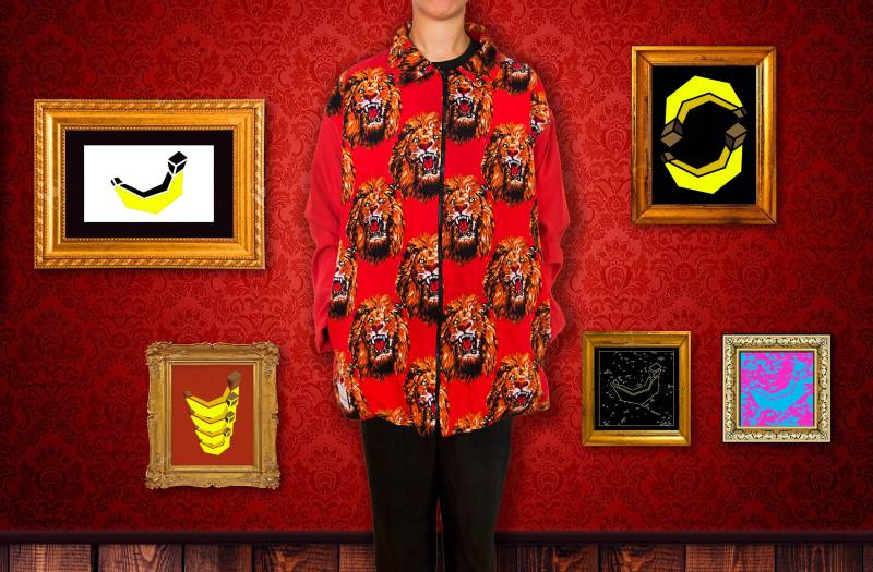 Banani Fashion Unisex Indoor Lion Skate Jacke Rot Street Weicher Stoff Banani Fashion Unisex Indoor Lion Skate Jacke Rot Street Weicher Stoff von BananiFashion