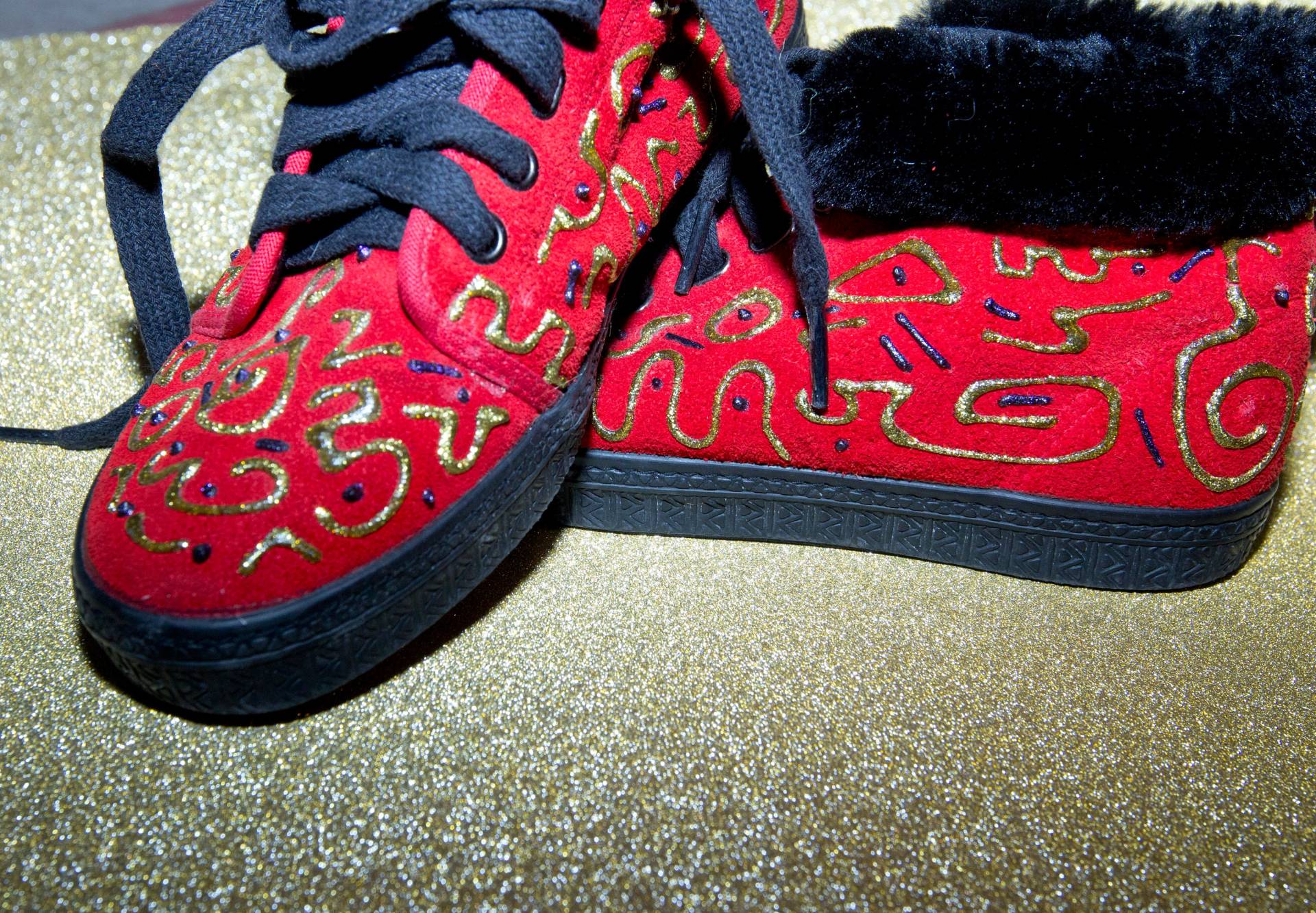 Sneakers Umberto Bianchi Größe 37 Eu 6 Hip Hop Winter Autumm Flauschig Artsy Style 90Er 80Er Schuh Sportschuh von BananiFashion