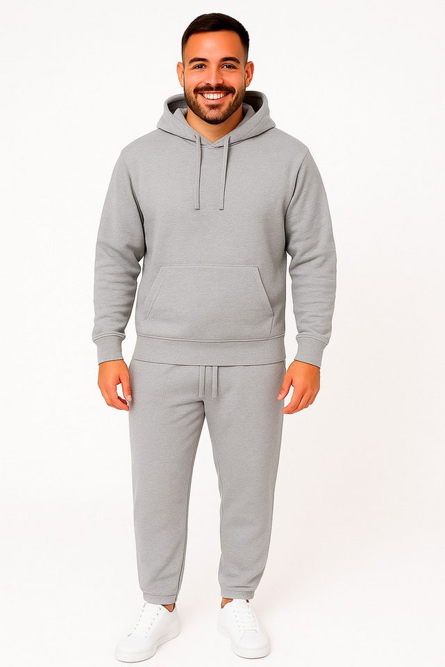 Banco Freizeitanzug Herren 2- teilig Trainingsanzug- Hoodie mit Kapuze und Sweatpant, Besteht aus Hoodie mit Kapuze und Sweatpants von Banco