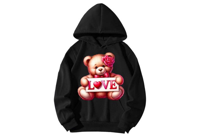 Banco Hoodie Damen Oversized Hoodie Kapuzenpullover Valentinstag Größen XS bis 6XL von Banco