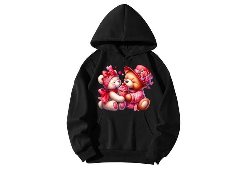 Banco Hoodie Damen Oversized Hoodie Kapuzenpullover Valentinstag Größen XS bis 6XL von Banco