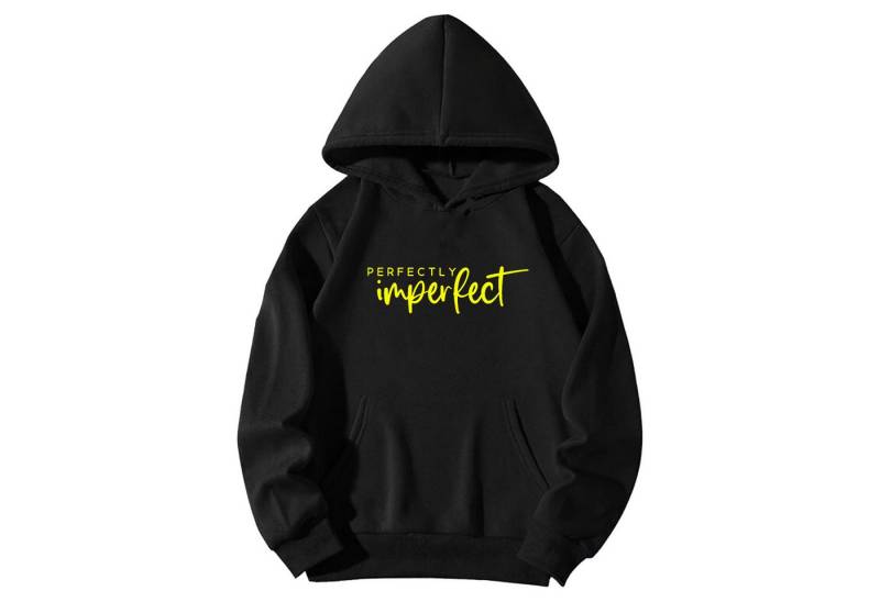 Banco Kapuzensweatshirt Damen Perfectly Imperfect Hoodie Unifarben Größen XS-6XL, Unifarben, hochwertiger Druck von Banco