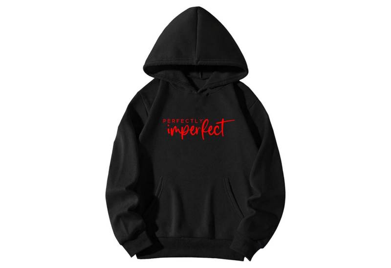 Banco Kapuzensweatshirt Damen Perfectly Imperfect Hoodie Unifarben Größen XS-6XL, Unifarben, hochwertiger Druck von Banco