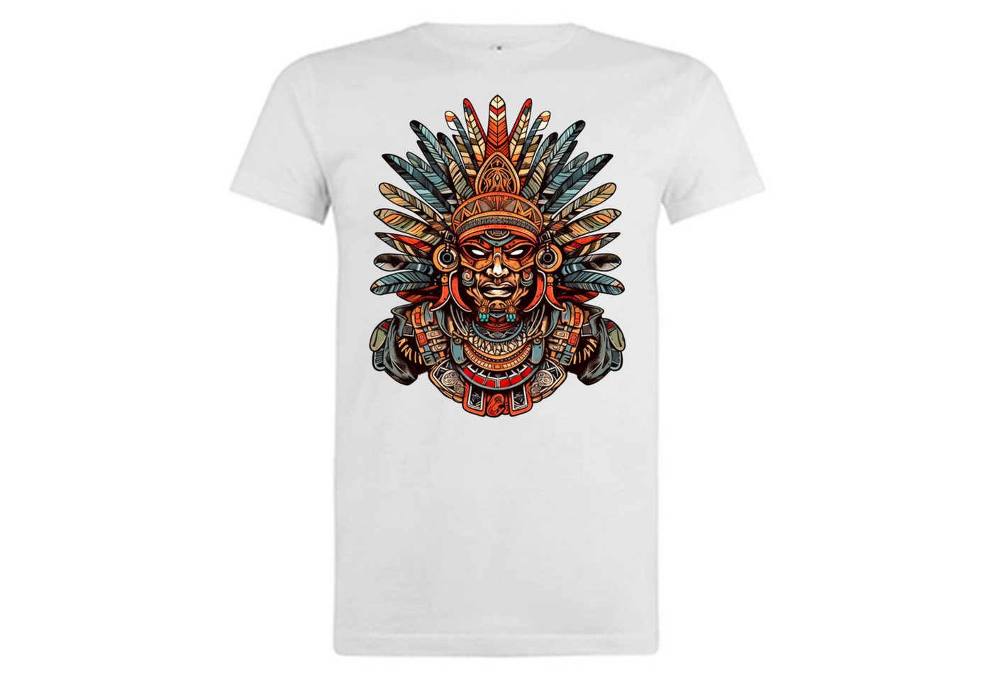 Banco Print-Shirt Herren Azteken Sommershirt Streetwear waschbeständiger Druck, 100% Baumwolle, Rundhalsausschnitt von Banco