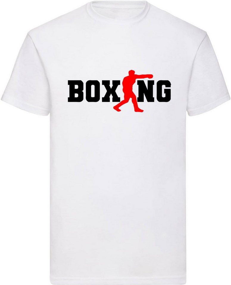 Banco Print-Shirt Herren Boxen Boxsport Outdoor Kampfsport Streetwear Outdoor Sport hochwertiger Druck, 100% Baumwolle von Banco