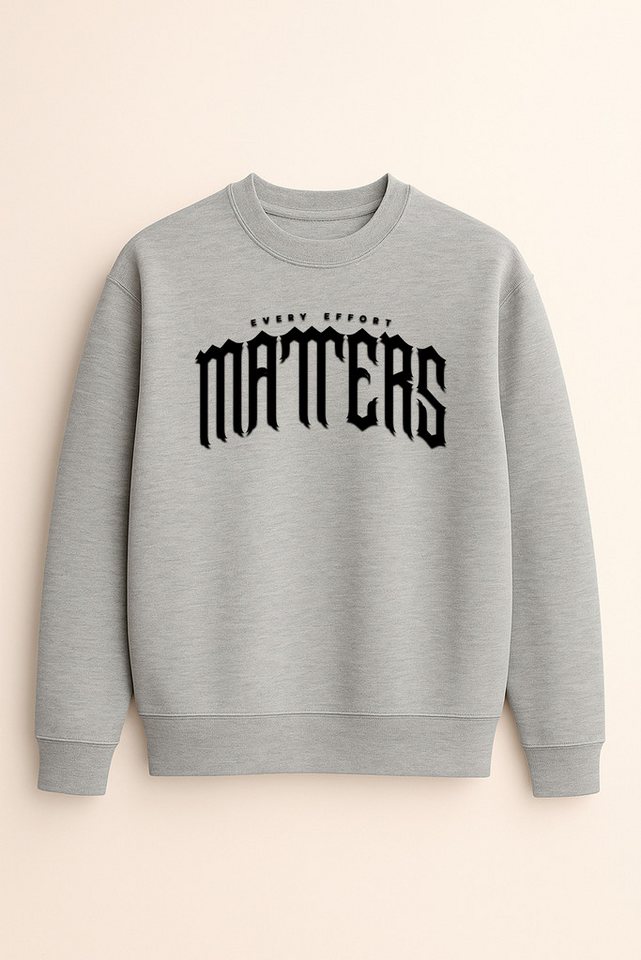 Banco Rundhalspullover Herren Premium Pullover Sweatshirt - Relaxed Fit Unifarben von Banco