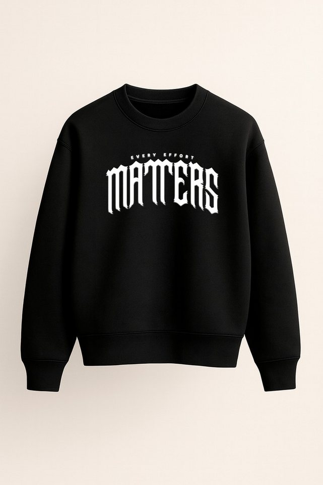 Banco Rundhalspullover Herren Premium Pullover Sweatshirt - Relaxed Fit Unifarben von Banco