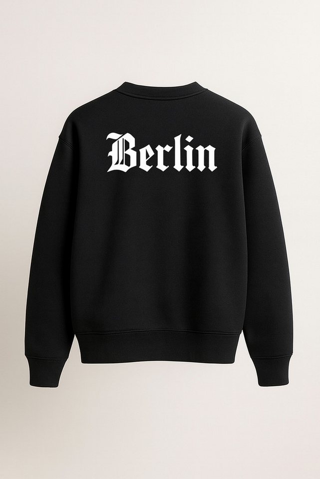 Banco Rundhalspullover Herren Rundhals Pullover mit verschiedenen Städte-Print Weiches Obermaterial, 100% Baumwolle von Banco