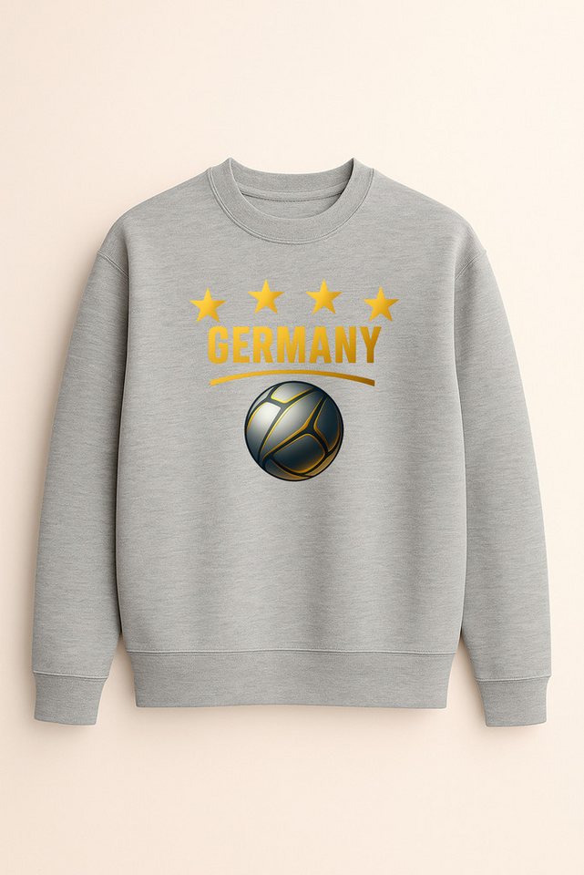 Banco Sweatshirt Herren Pullover Germany Sweatshirt Game Day Fußball Sportlich-moderner Look mit goldfarbenem Banco Sweatshirt Herren Pullover Germany Sweatshirt Game Day Fußball Sportlich-moderner Look mit goldfarbenem von Banco
