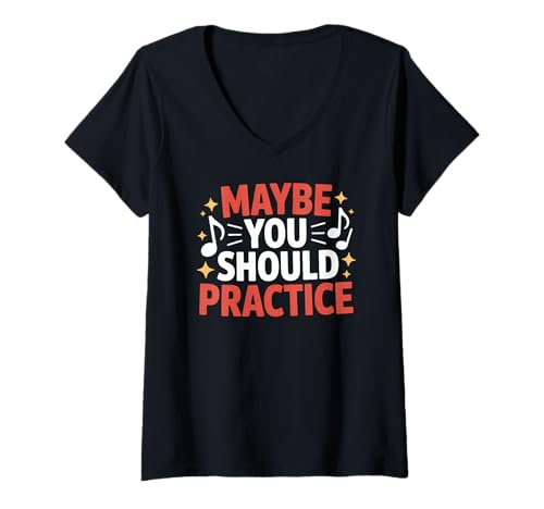 Damen Funny Band Director Music Teacher Chor Instructor Humor T-Shirt mit V-Ausschnitt Damen Funny Band Director Music Teacher Chor Instructor Humor T-Shirt mit V-Ausschnitt von Band Director or Music Teacher
