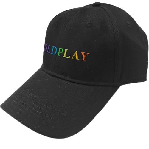 Band Monkey Coldplay Unisex Baseball Cap Rainbow Logo von Band Monkey