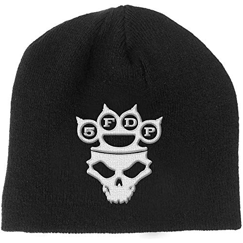 Band Monkey Five Finger Unisex Mütze Death Punch Knuckle-Duster Logo & Totenkopf von Band Monkey