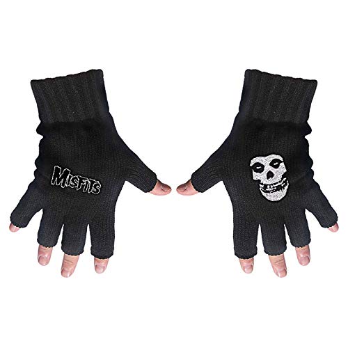 Band Monkey Misfits Uni Fingerlose Handschuhe Logo & Fiend, mehrfarbig, One size von Band Monkey