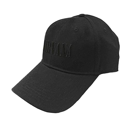 Band Monkey Nirvana Unisex Baseball Cap Text Logo, mehrfarbig, One size von Band Monkey