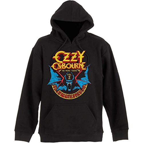 Ozzy Osbourne Unisex Pullover Hoodie Bat Circle Gr. M, Mehrfarbig von Band Monkey