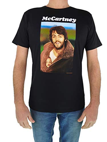 Paul McCartney Herren TShirt -M- McCartney Photo Schwarz von Band Monkey
