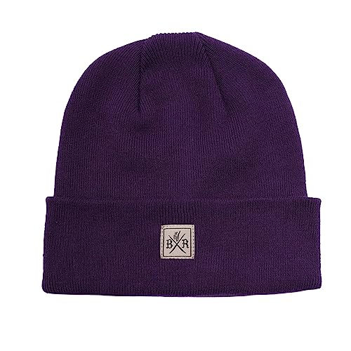 Band of Rascals Kinder Beanie Basic aus Bio-Baumwolle, Dark-Purple, Gr. Einheitsgröße von Band of Rascals