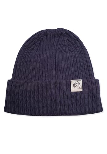 Band of Rascals Kinder Beanie Rib aus Bio-Baumwolle, Navy, Gr. Einheitsgröße von Band of Rascals