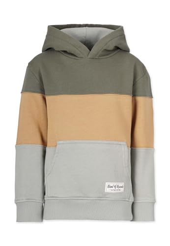 Band of Rascals Kinder Kapuzenpullover 3C Block aus Bio-Baumwolle, Olive-moos, Gr. 134 von Band of Rascals