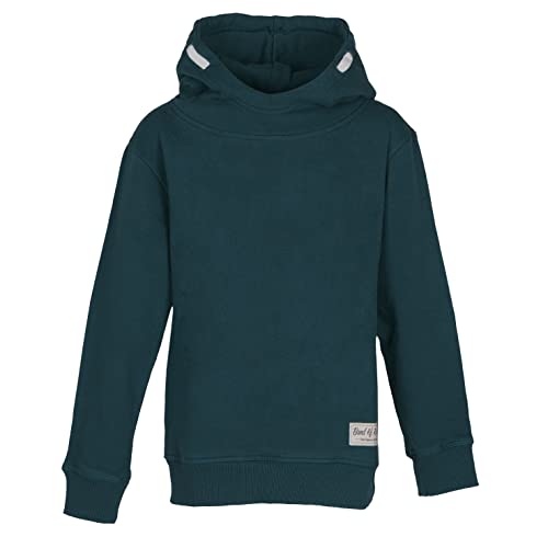 Band of Rascals Kinder Kapuzenpullover Basic aus Bio-Baumwolle, Dark-Petrol, Gr. 110/116 von Band of Rascals