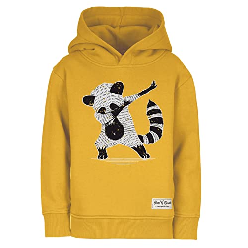 Band of Rascals Kinder Kapuzenpullover Dab aus Bio-Baumwolle, Mustard, Gr. 158 von Band of Rascals