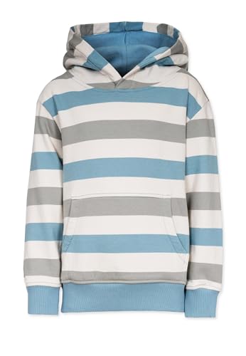 Band of Rascals Kinder Kapuzenpullover EL Stripo aus Bio-Baumwolle, Cream, Gr. 110/116 von Band of Rascals